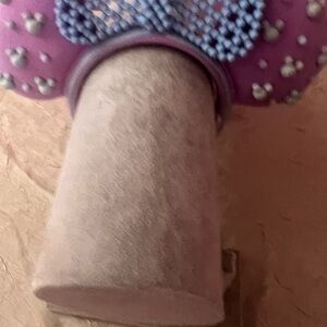 Disney Parks Minnie Mouse Ears Pastel Purple Beaded Bow Headband